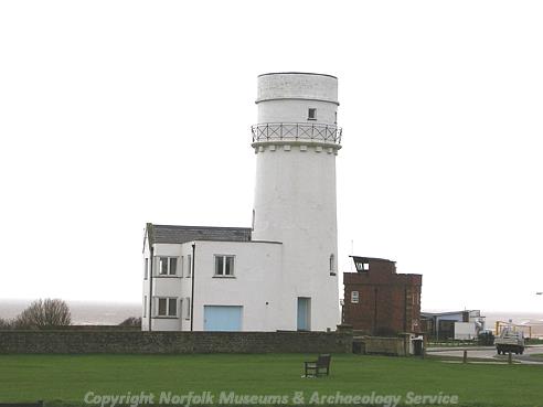 Photograph of Hunstanton lighthouse.