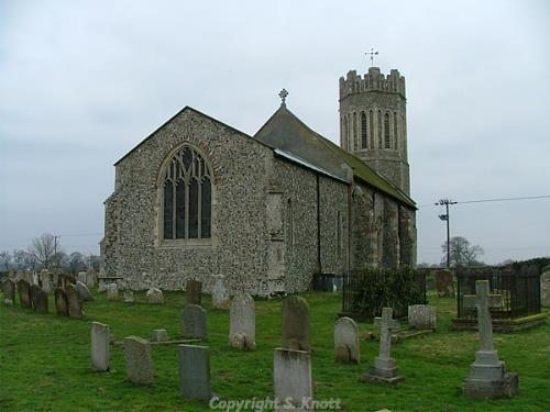 Photograph of St Margaret's Church, Toft Monks. Photograph from www.norfolkchurches.co.uk