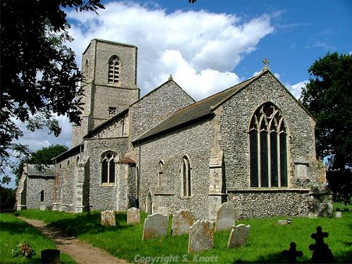 Photograph of St Margaret's Church, Suffield. Photograph from www.norfolkchurches.co.uk