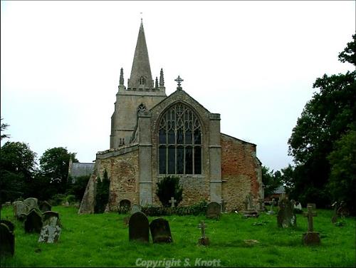 Photograph of All Saints' Church, Tilney All Saints. Photograph from www.norfolkchurches.co.uk