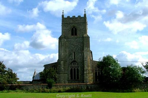 St Mary's Church, Wiveton. Photograph from www.norfolkchurches.co.uk.