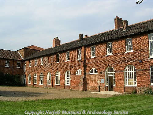 The east wing of the workhouse.