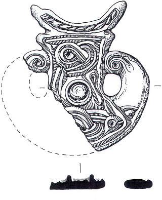 Illustration of Early Saxon mount.