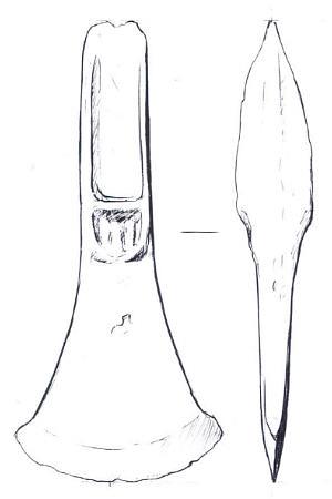 Illustration of a Middle Bronze Age palstave.
