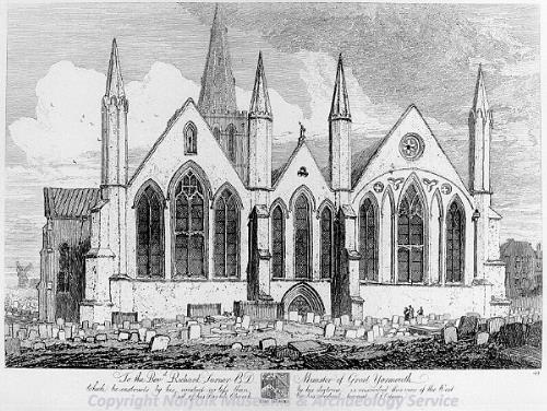 St Nicholas Church, John Sell Cotman, 1818